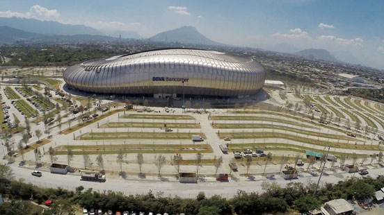 Mexican Soccer Stadium Gets Porous Parking | Storm Water Solutions